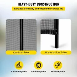 Security Pool Fence 4 ft. x 12 ft. Removable Pool Fence 1000D PVC Fabric Pool Fencing Mesh with Aluminum Poles by VEVOR 13 Security Pool Fence 4 ft. x 12 ft. Removable Pool Fence 1000D PVC Fabric Pool Fencing Mesh with Aluminum Poles by VEVOR -Pool Supplies Sales Store vevor pool safety equipment kcxycwll412ft18uyv0 1f 1000