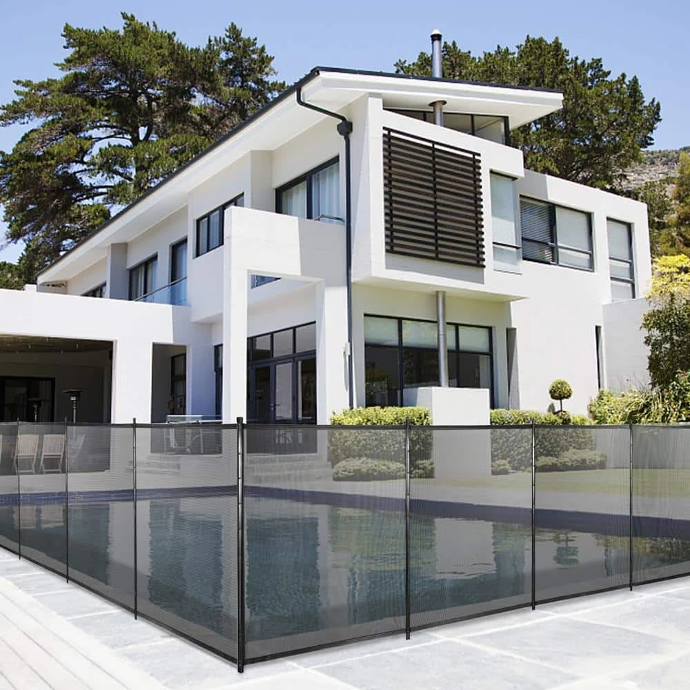 Security Pool Fence 4 ft. x 12 ft. Removable Pool Fence 1000D PVC Fabric Pool Fencing Mesh with Aluminum Poles by VEVOR 10 Security Pool Fence 4 ft. x 12 ft. Removable Pool Fence 1000D PVC Fabric Pool Fencing Mesh with Aluminum Poles by VEVOR - Image 8