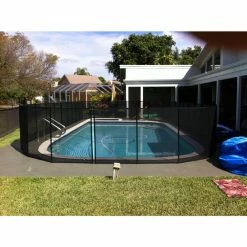 In-Ground Pool Safety Fence by Water Warden -Pool Supplies Sales Store water warden pool safety equipment wwf200 fa 1000