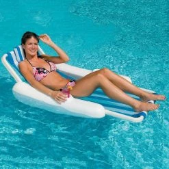 SunChaser Sling Style Swimming Pool Floating Lounge Chair by Swimline