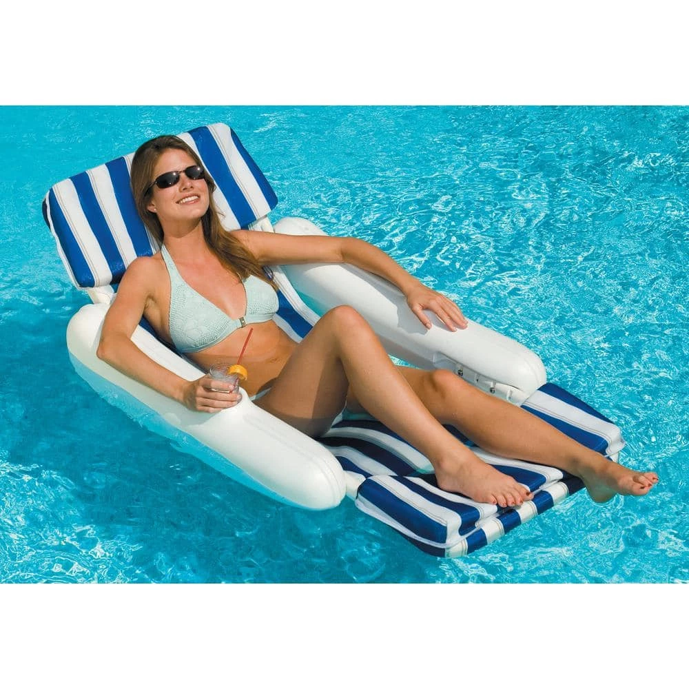 SunChaser Padded Swimming Pool Floating Lounge Chair by Swimline 3 SunChaser Padded Swimming Pool Floating Lounge Chair by Swimline