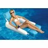SunSoft Sunchaser Swimming Pool Floating Lounge Chair by Swimline 1 SunSoft Sunchaser Swimming Pool Floating Lounge Chair by Swimline -Pool Supplies Sales Store white blue swimline pool floats 10025 64 1000