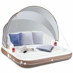 White PVC Inflatable Pool Float Lounge Swimming Raft Beach Seaside by Costway 11 White PVC Inflatable Pool Float Lounge Swimming Raft Beach Seaside by Costway -Pool Supplies Sales Store white costway pool floats op70273 4f 1000