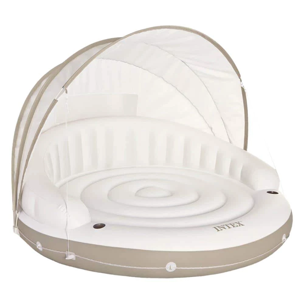 Canopy Island Pool Float by Intex 3 Canopy Island Pool Float by Intex