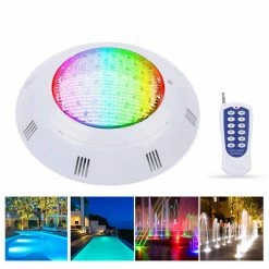 11.6 in. 12-Volt 54-Watt Pool Light Underwater Color-Change RGB Light by YIYIBYUS -Pool Supplies Sales Store white pool lights hg wmtcxx 2646 4f 1000