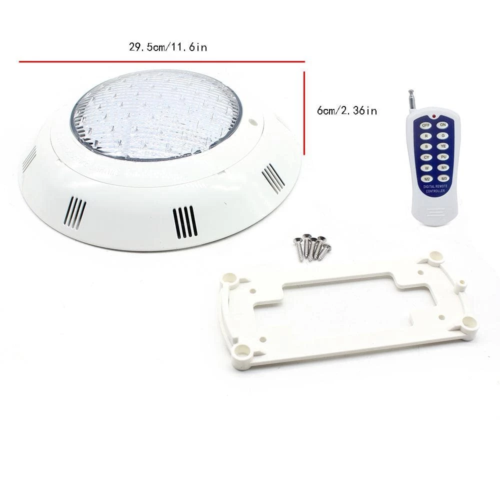 45W 11.6 in. IP68 Waterproof Color Change Led Inground Swimming Pool Light by YIYIBYUS 4 45W 11.6 in. IP68 Waterproof Color Change Led Inground Swimming Pool Light by YIYIBYUS - Image 2