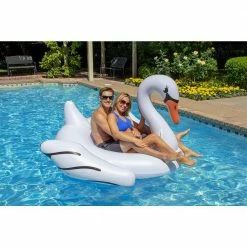 Jumbo Swan Swimming Pool Float by Poolmaster -Pool Supplies Sales Store white poolmaster pool floats 83677 66 1000