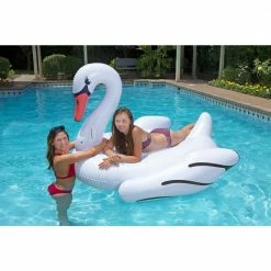 Jumbo Swan Swimming Pool Float by Poolmaster -Pool Supplies Sales Store white poolmaster pool floats 83677 a0 1000