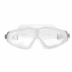White EZ Fit Deluxe Sport Swim Goggles by Poolmaster