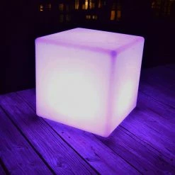 16 in. Pool Spa Waterproof Color-Changing LED Light Cube Seat (5-Pack) by Main Access -Pool Supplies Sales Store white purple main access pool lights 5 x 131784 4f 1000