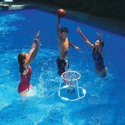 Basketball Hoop Giant Pool Float and Super Hoops Floating Hoop by Swimline -Pool Supplies Sales Store white swimline pool toys 90285 9162 44 1000