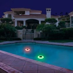 Solar Pool Lights in Multi-Color (2-Pack) by TECHKO 21 Solar Pool Lights in Multi-Color (2-Pack) by TECHKO -Pool Supplies Sales Store white techko pool lights spl 102 31 1000