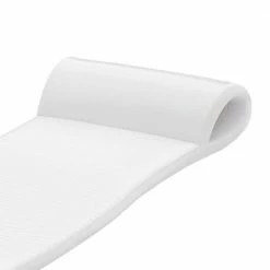 Sunsation 70 in. Thick Foam Raft Lounger Mat Pool Float (2-Pack) by TRC Recreation -Pool Supplies Sales Store white trc recreation pool floats 2 x 8020004 44 1000