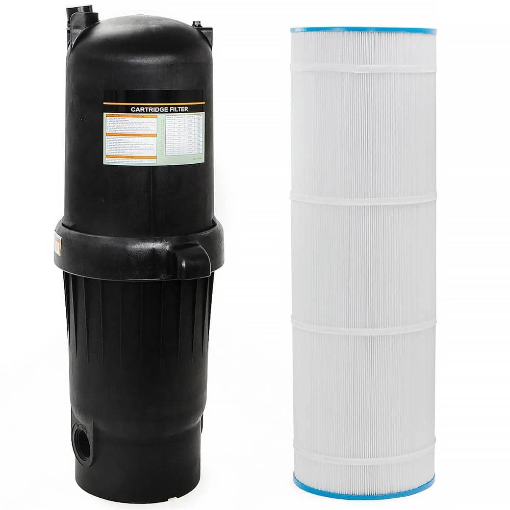 Purifier-Max 120 sq. ft. Cartridge In-Ground Pool Filter with Pressure Gauge by XtremepowerUS 3 Purifier-Max 120 sq. ft. Cartridge In-Ground Pool Filter with Pressure Gauge by XtremepowerUS