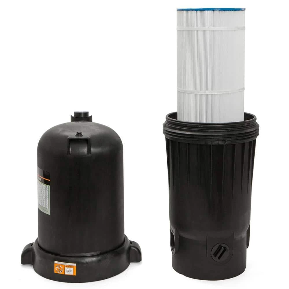 Purifier-Max 120 sq. ft. Cartridge In-Ground Pool Filter with Pressure Gauge by XtremepowerUS 4 Purifier-Max 120 sq. ft. Cartridge In-Ground Pool Filter with Pressure Gauge by XtremepowerUS - Image 2