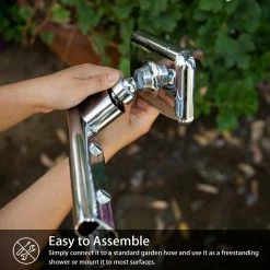 2-Section Solar Heated Poolside Beach Shower with 10 Gal. Water Tank Capacity by XtremepowerUS 13 2-Section Solar Heated Poolside Beach Shower with 10 Gal. Water Tank Capacity by XtremepowerUS -Pool Supplies Sales Store xtremepowerus outdoor showers 75029 4f 1000