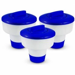 Large Floating Pool and Spa Chlorine/Bromine Tablet Dispenser (Set of 3) by XtremepowerUS