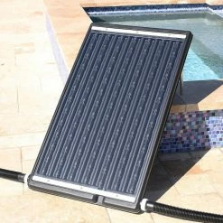 Flat-Panel Pool Solar Heater Above In-Ground System Swimming Pool by XtremepowerUS -Pool Supplies Sales Store xtremepowerus pool heaters 75072 4f 1000