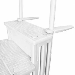 32 in. Plastic Safety Pool Ladder 4-Step Deck Stairs for Above Ground Pools by XtremepowerUS -Pool Supplies Sales Store xtremepowerus pool ladders 75137 h2 76 1000