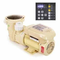 115-Volt 1.5HP Swimming Pool Pump Variable Speed Digital LCD Above Ground Pool W/Fitting by XtremepowerUS -Pool Supplies Sales Store xtremepowerus pool pumps 75025 4f 1000