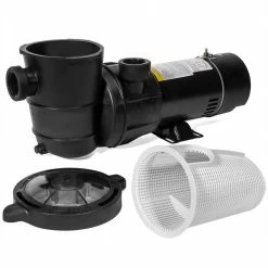 1.5 HP Dual Speed Swimming Pool Pump Above Ground Spa 1.5 in. NPT Fitting Strainer by XtremepowerUS