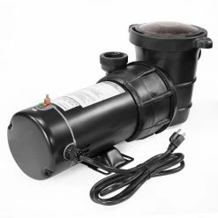 115-Volt 1.5 HP Above Ground Swimming Pool Pump with High Flow 1.5 in. Fitting Strainer by XtremepowerUS -Pool Supplies Sales Store xtremepowerus pool pumps 75125 h 4f 1000