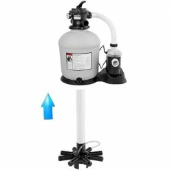 16 in. Sand Filter with 3/4 HP 3100 GPH Above Ground Swimming Pool Pump by XtremepowerUS -Pool Supplies Sales Store xtremepowerus sand filters 75131 1h fa 1000