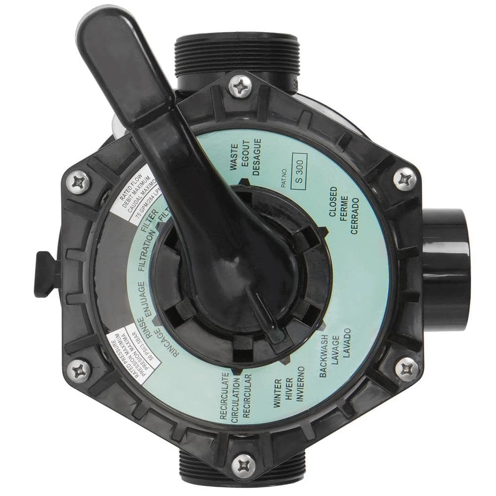 24 in. Swimming Pool Sand Filter System with 7-Way Valve In-Ground by XtremepowerUS 6 24 in. Swimming Pool Sand Filter System with 7-Way Valve In-Ground by XtremepowerUS - Image 4