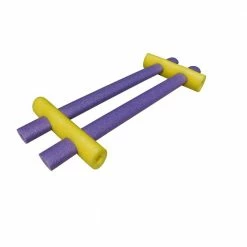 Yellow and Purple Foam Custom Connecting Pool Float (4-Pack) by H2Ohs!