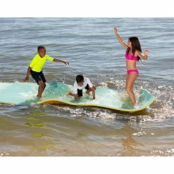 Original 5 ft. x 12 ft. Family Floating Water Play Mat by Aqua Lily Pad 16 Original 5 ft. x 12 ft. Family Floating Water Play Mat by Aqua Lily Pad -Pool Supplies Sales Store yellow and teal aqua lily pad pool floats gen512 1f 1000