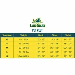 LandShark X-Large Pet Life Vest Swim Gear by Margaritaville -Pool Supplies Sales Store yellow blue margaritaville swim gear 2192816 1f 1000