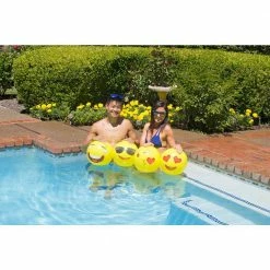 16 inch Expressions Swimming Pool and Beach Ball (4-Pack) by Poolmaster -Pool Supplies Sales Store yellow poolmaster pool toys 81115 40 1000