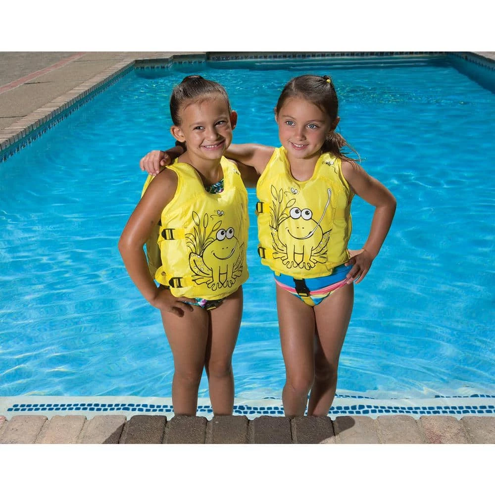 Hungry Frog Swimming Pool Float Vest 3-6 Years Old by Poolmaster 4 Hungry Frog Swimming Pool Float Vest 3-6 Years Old by Poolmaster - Image 2